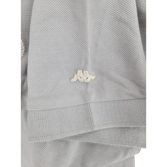 Robe Di Kappa Robe Giovani Notte Polo Shirt Grey M Embroider Patch Short sleeve - Picture 9 of 12